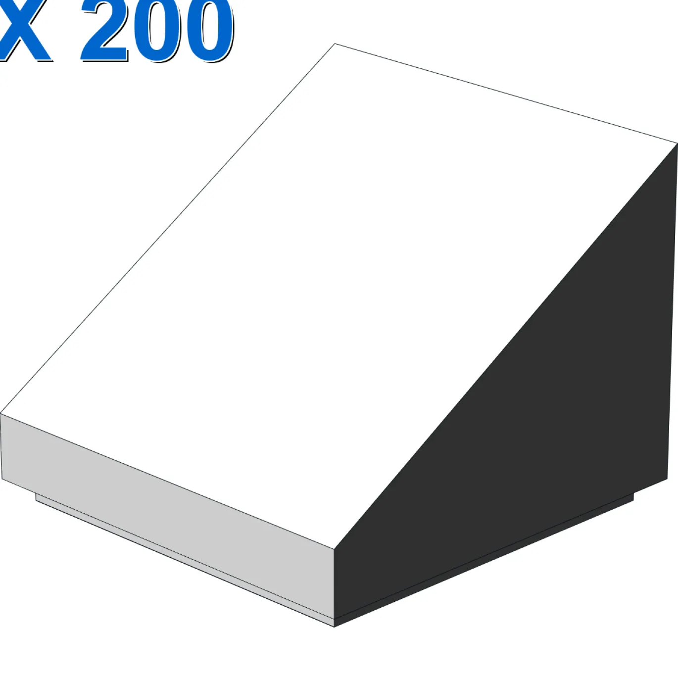 ROOF TILE 1X1X2/3, PC X 200