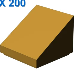 ROOF TILE 1X1X2/3, PC X 200