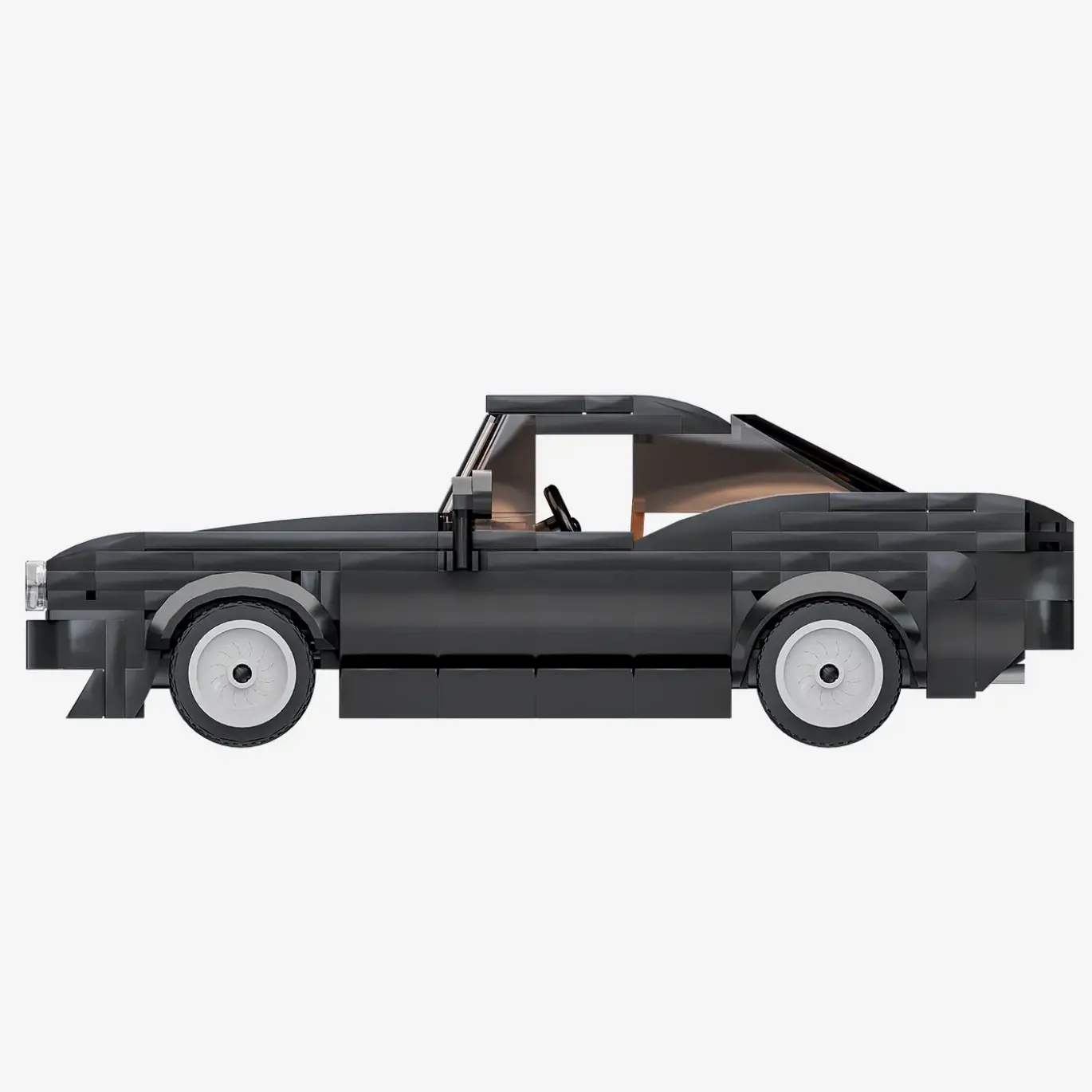 Schwarzes Sportcoupé V2