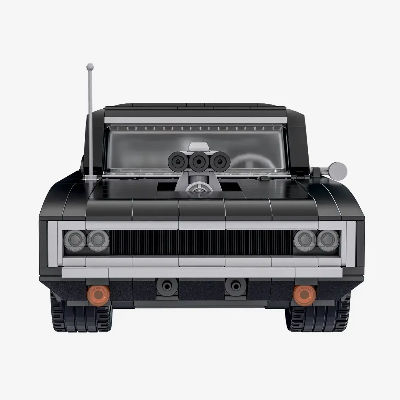 Schwarzes US-Muscle-Car