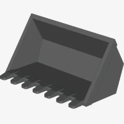 SHOVEL 4X6X2 1/3 FRIC/FORK X 15