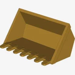 SHOVEL 4X6X2 1/3 FRIC/FORK X 10