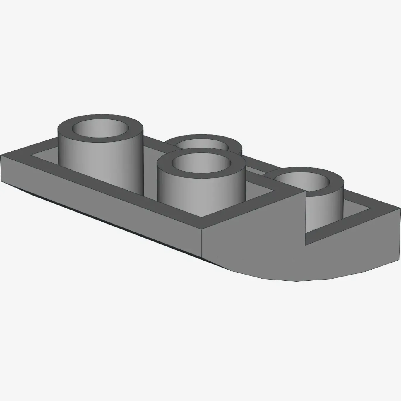 Slope, Curved 2 x 2 Inverted X 100