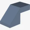 Slope 45 2 x 1 with Cutout without Stud X 100