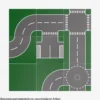 Straßenplatten 2x 32x32 Parkplatz green