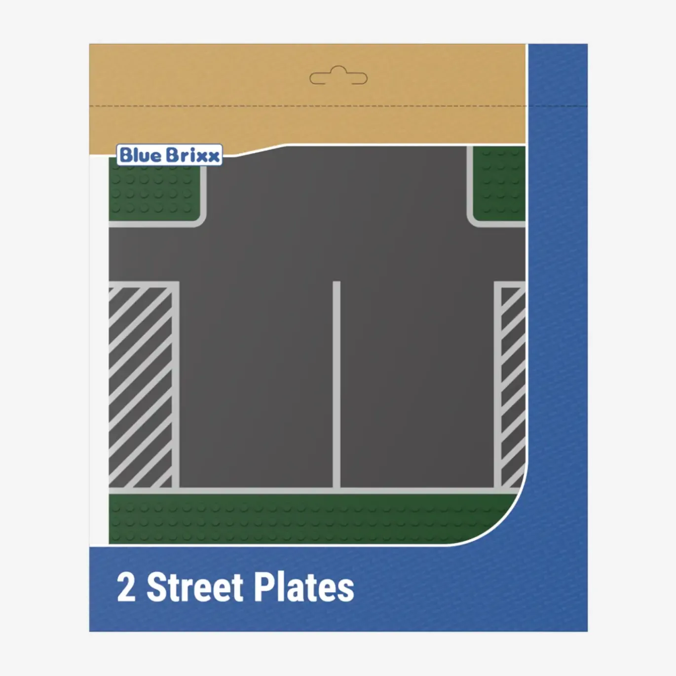Straßenplatten 2x 32x32 Parkplatz green
