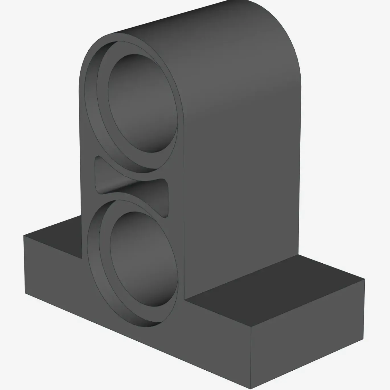 T-BEAM W. PLATE 1X2 W. TUBE X 100