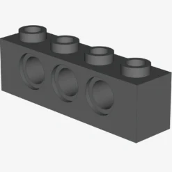 TECHNIC BRICK 1X4, Ø4,9 X 50