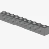TECHNIC BRICK 1X10 Ø4.9 X 15
