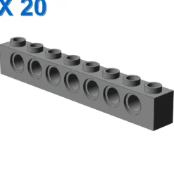 TECHNIC BRICK 1X8 X 20