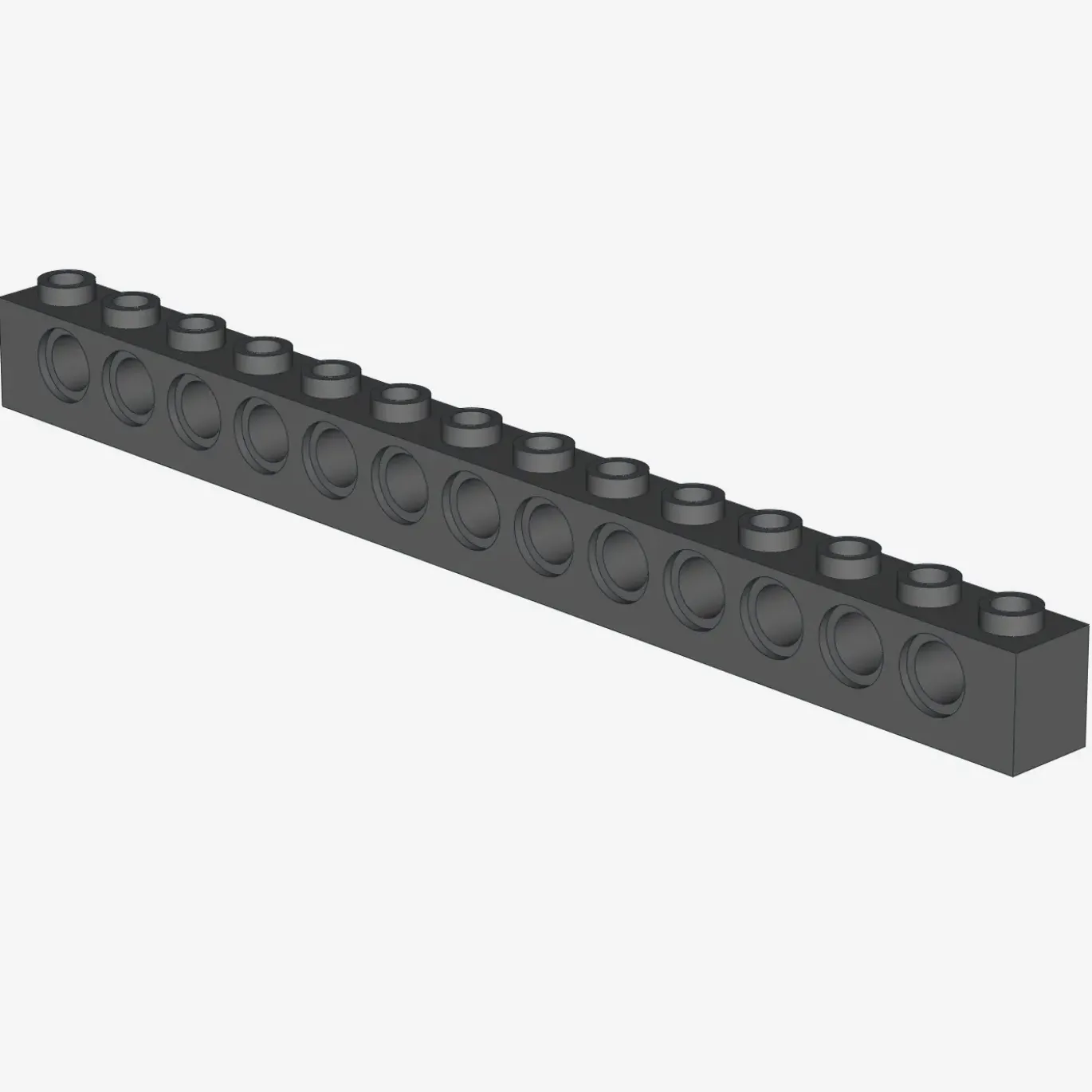 TECHNIC BRICK 1X14, Ø4,9 X 10