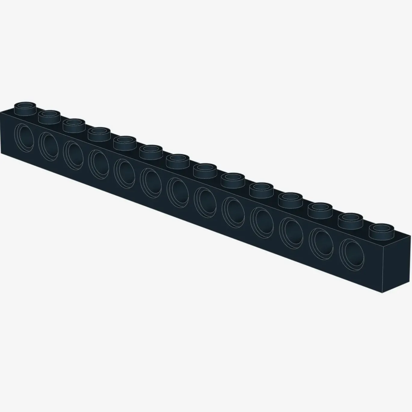 TECHNIC BRICK 1X14, Ø4,9 X 10