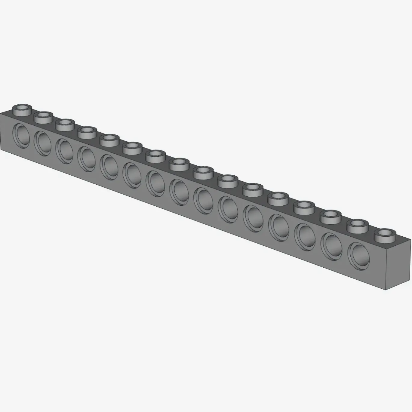 TECHNIC BRICK 1X16, Ø4,9 X 10