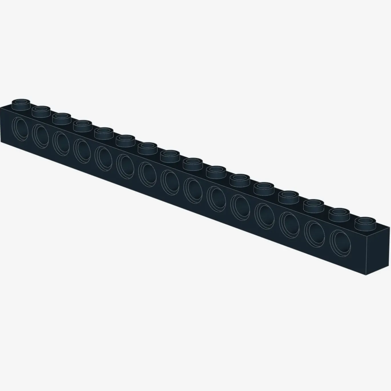 TECHNIC BRICK 1X16, Ø4,9 X 10