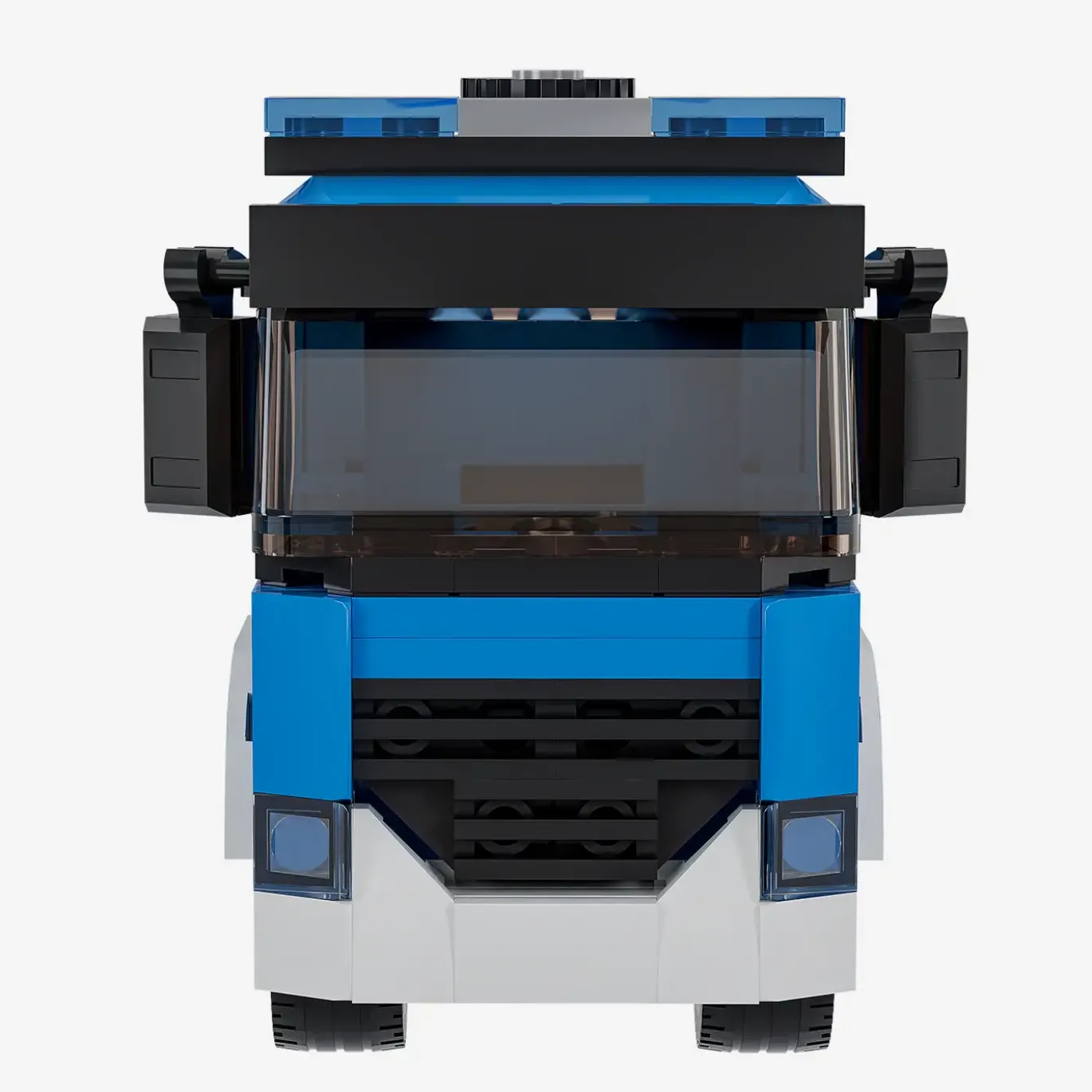 Technisches Hilfswerk LKW mit Radlader BRmG