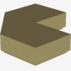 TILE 2X2, DEG. 90, W/ DEG. 45 CUT X 100