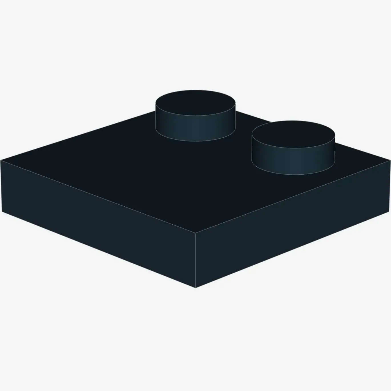 Tile 2 x 2 with 2 Studs X 100