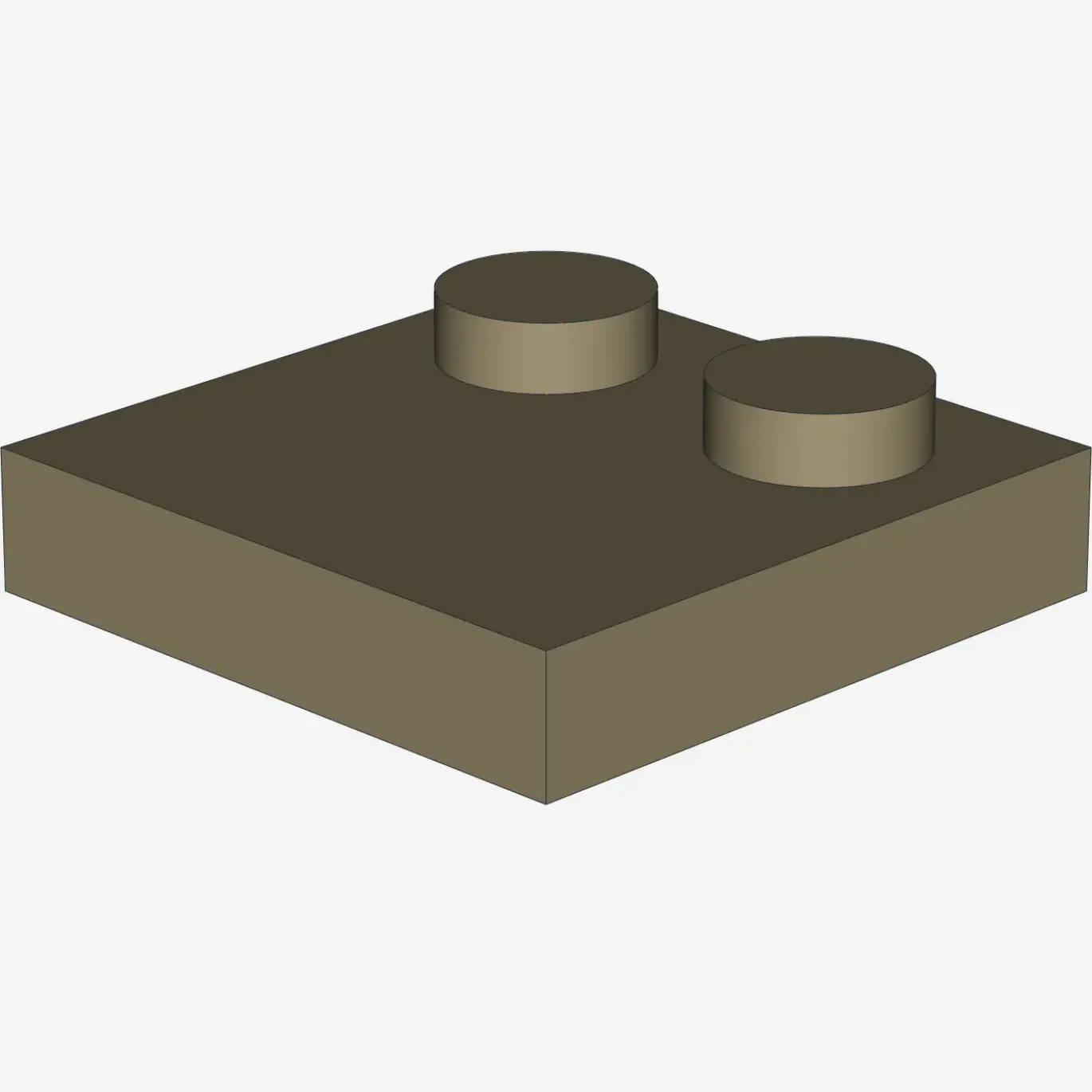 Tile 2 x 2 with 2 Studs X 100