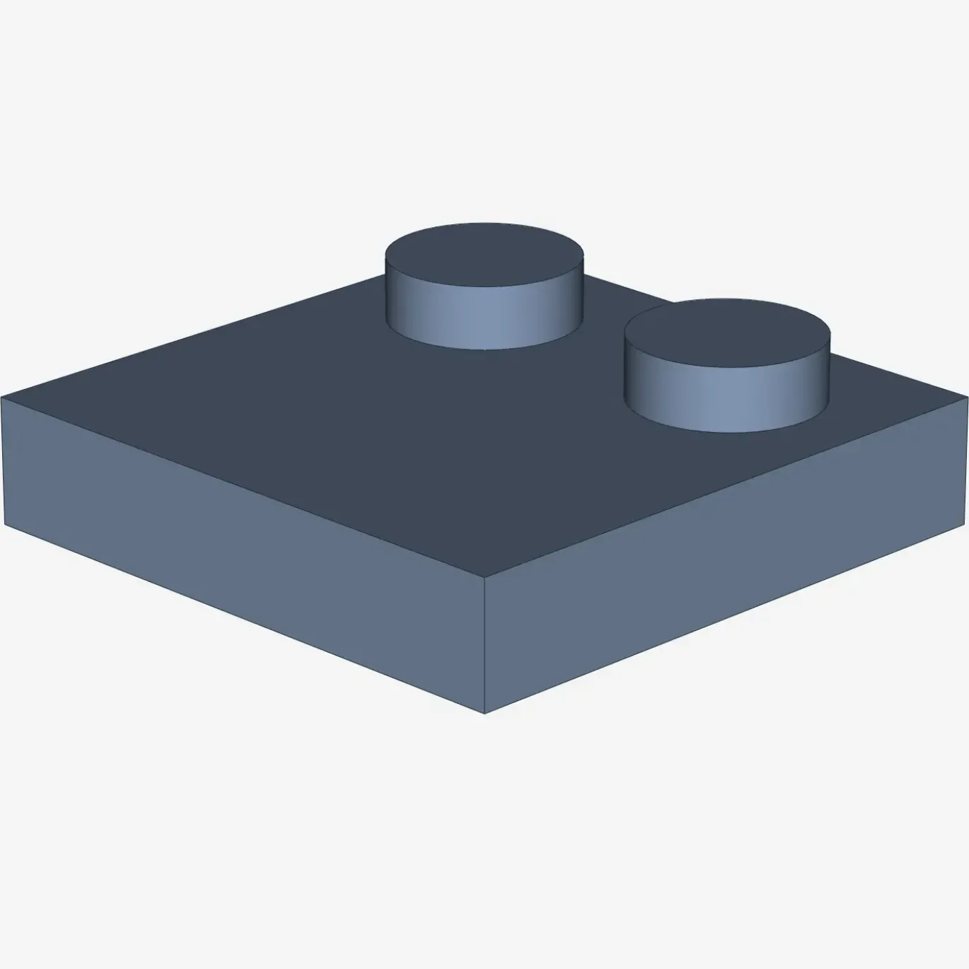 Tile 2 x 2 with 2 Studs X 100