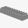 TOOTHED BAR M=1, Z=10 X 50