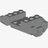 TRAIN WHEEL HOLDER X 10
