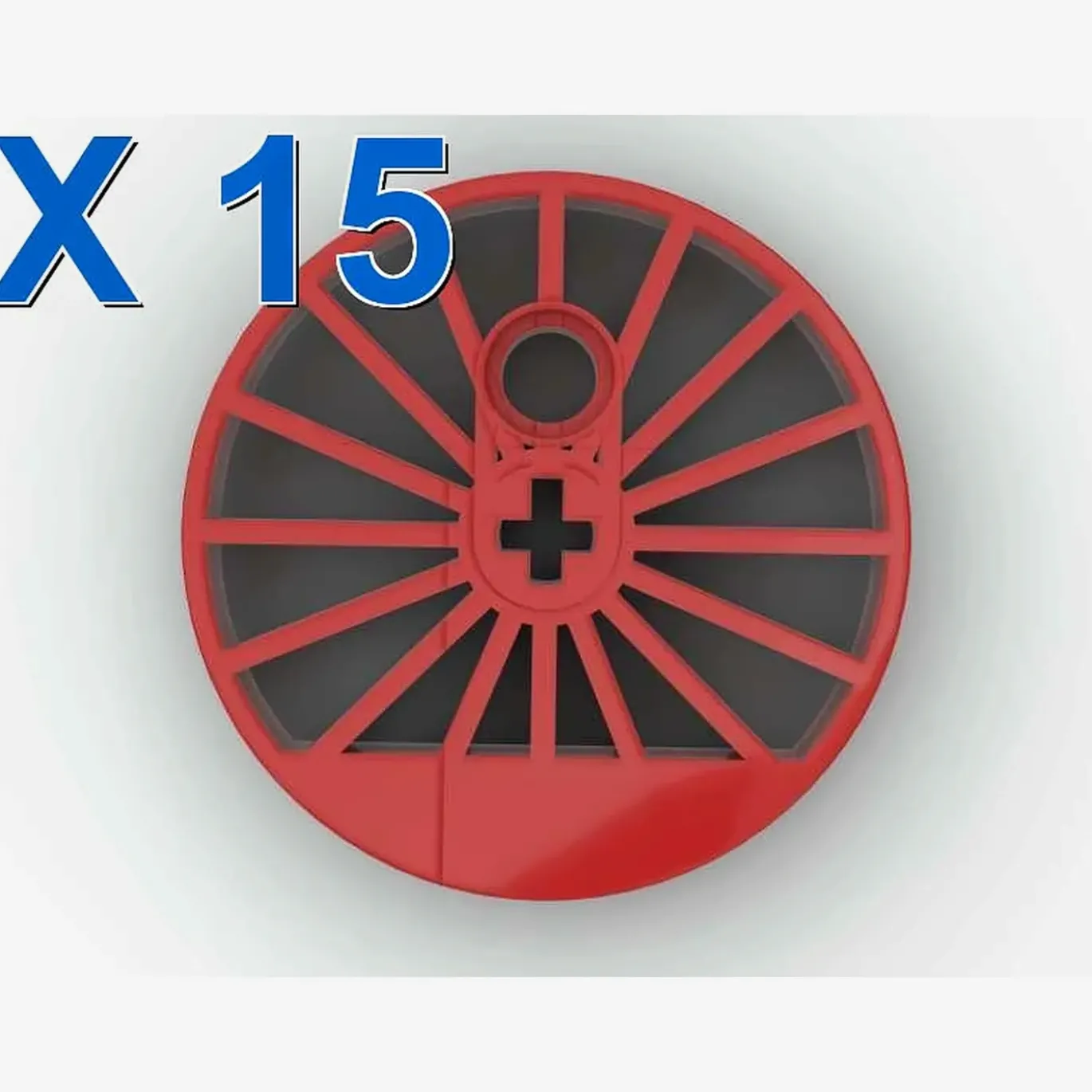 Train Wheel 36.5mm (Blind Driver) X 15