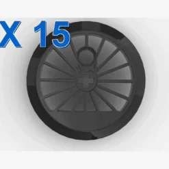 Train Wheel 41.5mm X 15