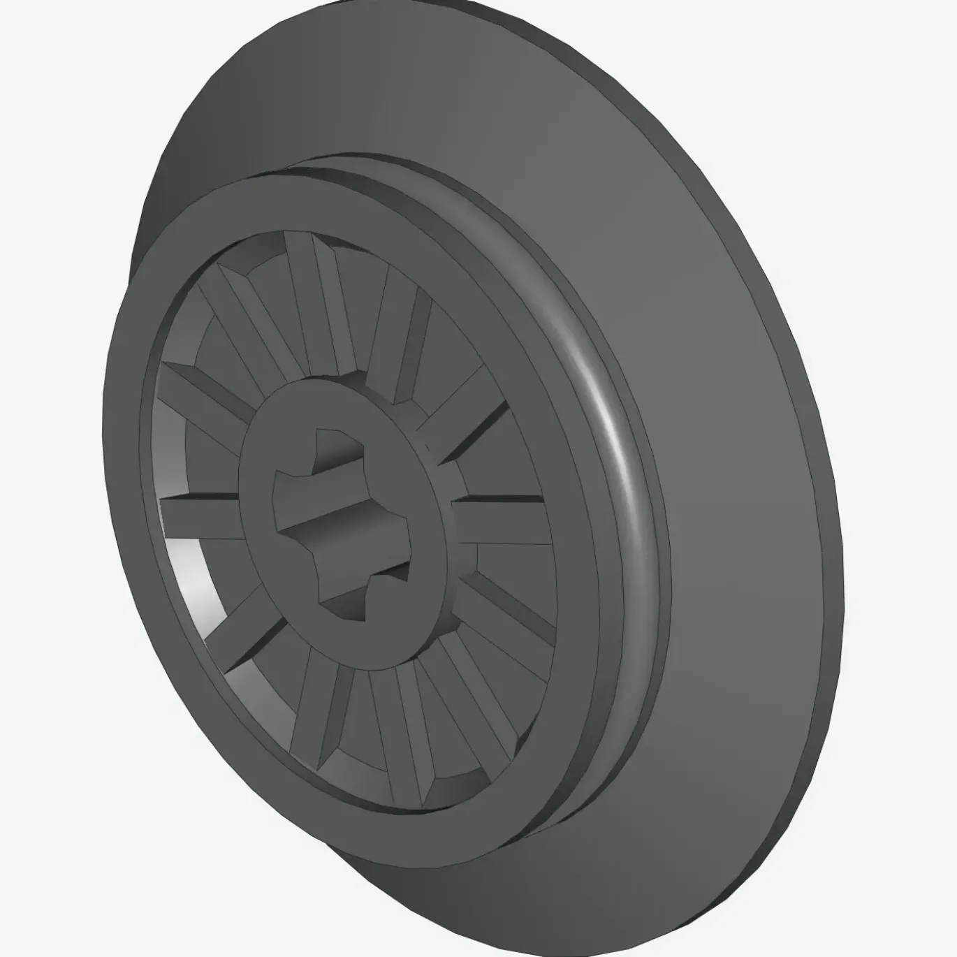 TRAIN WHEEL W/O-RING X 50