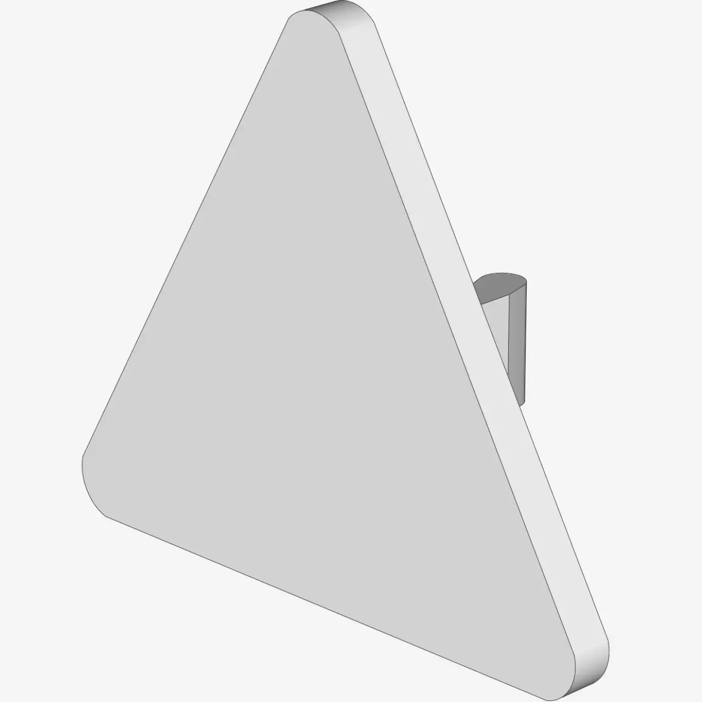TRIANGULAR SIGN W. SNAP X 100