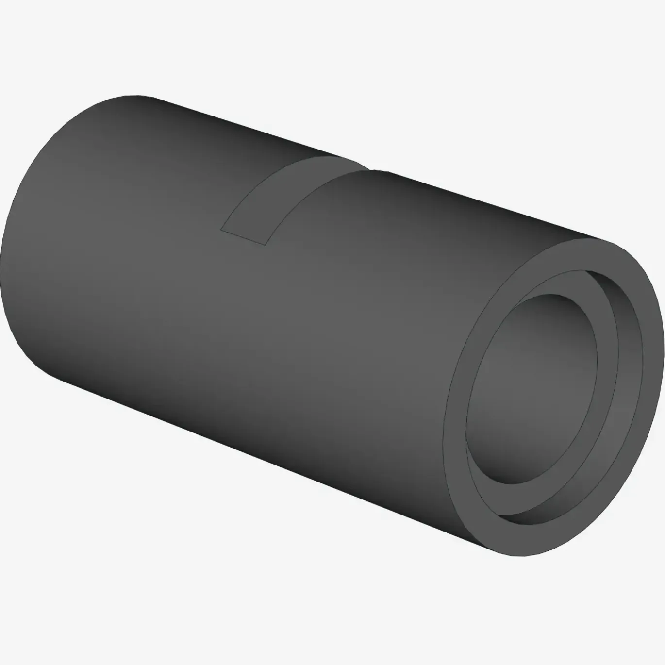 TUBE W/DOUBLE Ø4.85 X 100