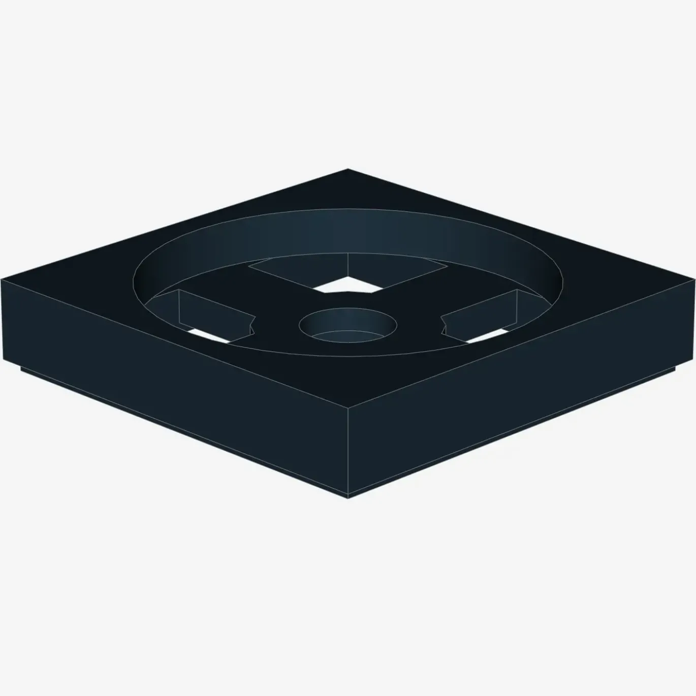 TURN PLATE 2X2, LOWER PART X 100