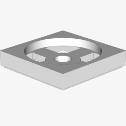 TURN PLATE 2X2, LOWER PART X 100