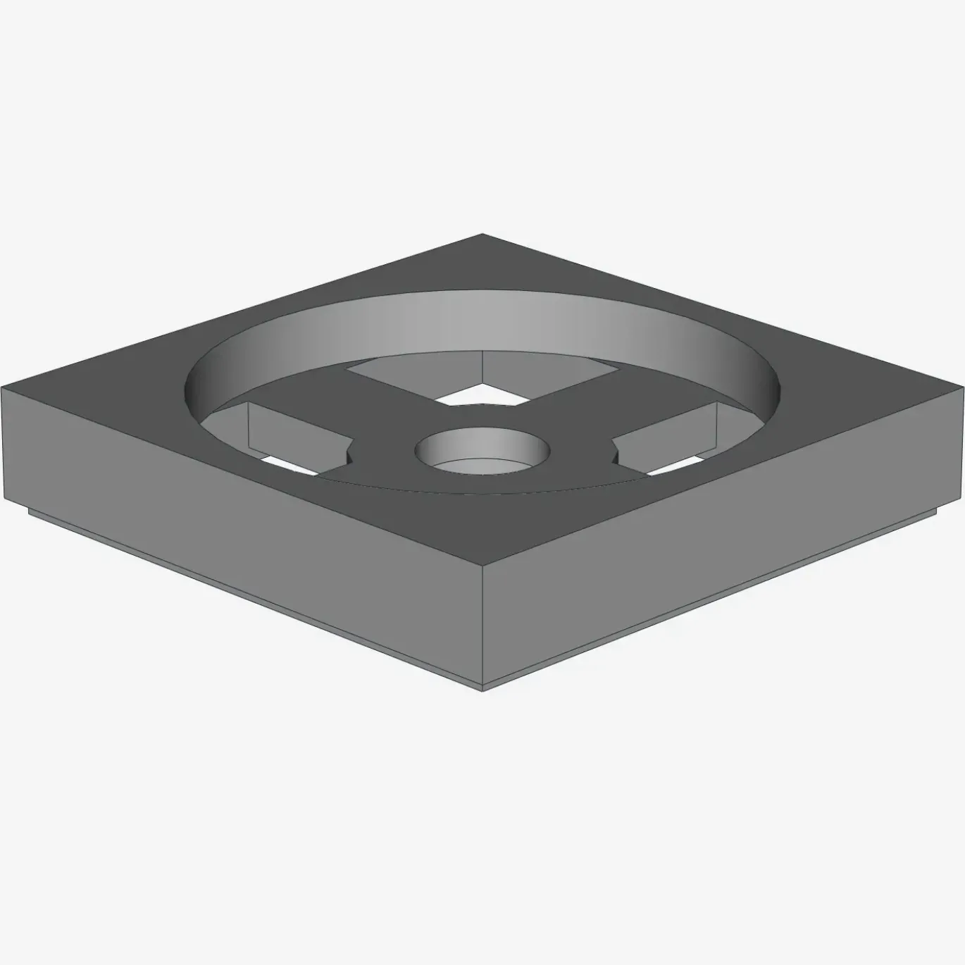 TURN PLATE 2X2, LOWER PART X 100