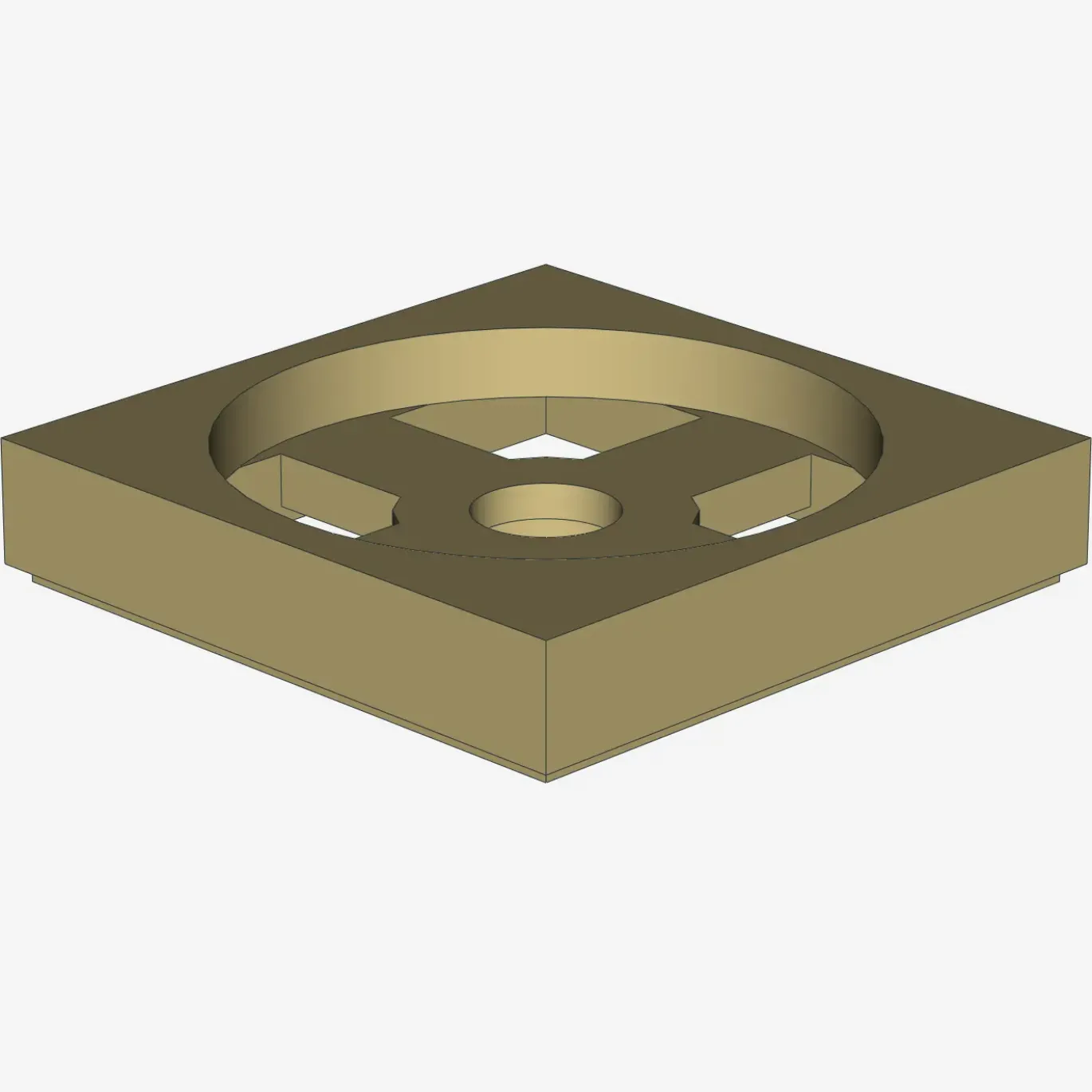 TURN PLATE 2X2, LOWER PART X 100