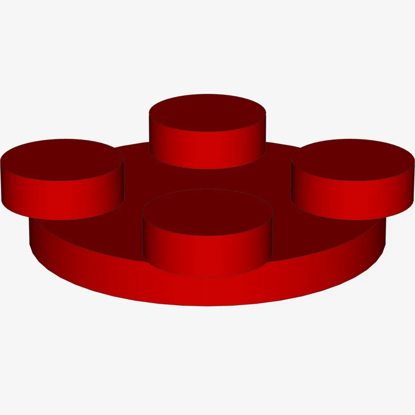 TURN PLATE 2X2, UPPER PART X 100