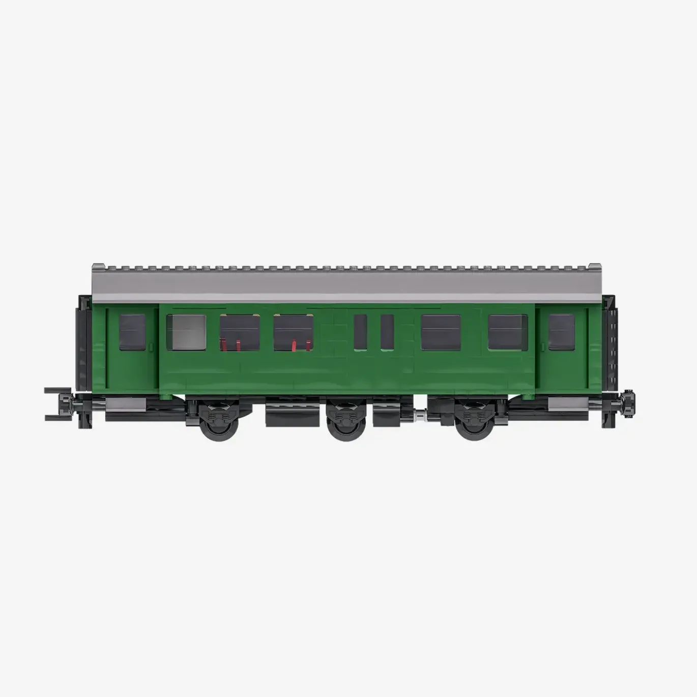 Umbauwagen 2te Klasse und Gepäckabteil (8w)