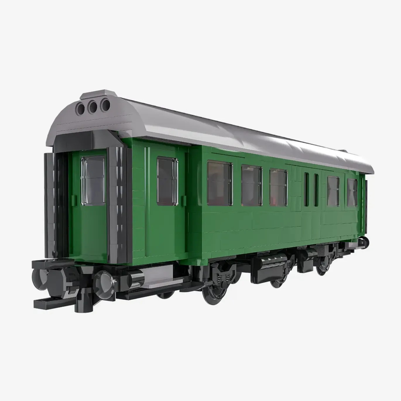 Umbauwagen 2te Klasse und Gepäckabteil (8w)