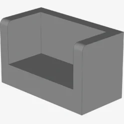 WALL DOUBLE CORNER 1X2X1 X 100