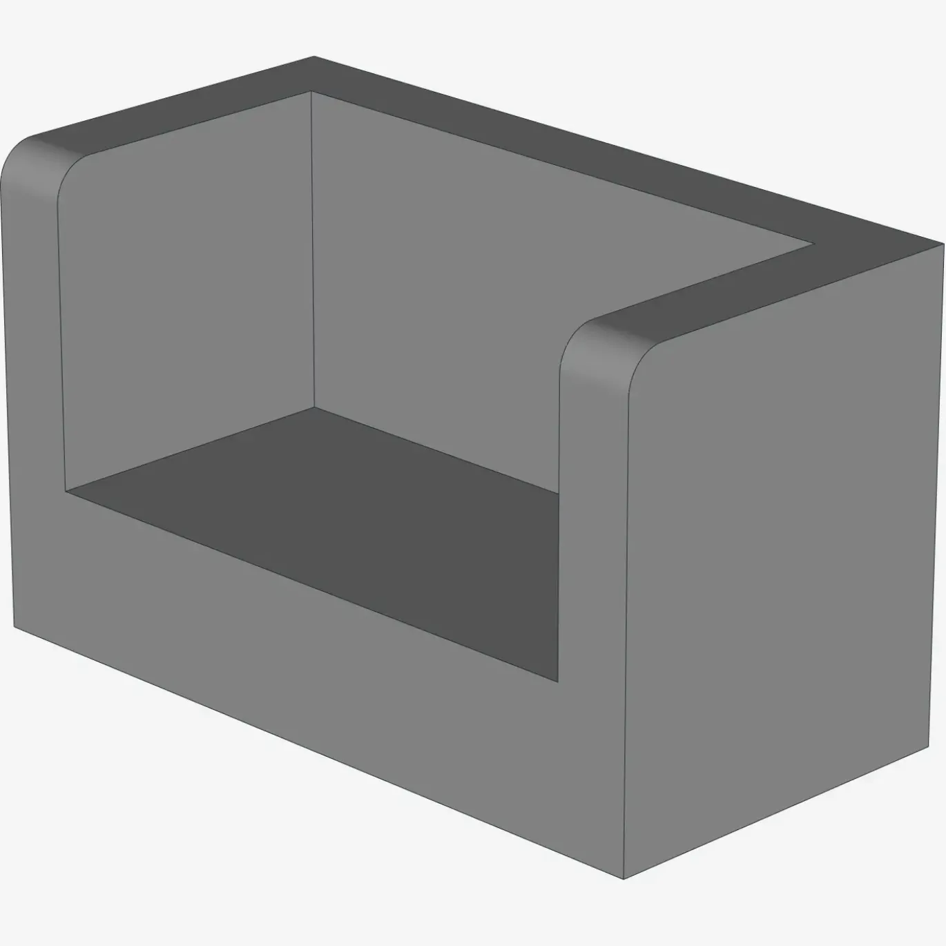WALL DOUBLE CORNER 1X2X1 X 100