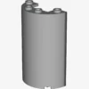 WALL ELEMENT, ROUND 5X4X2 - TR X 10