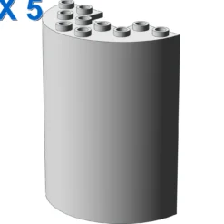 WALL ELEMENT, ROUND 3x6x6 X 5