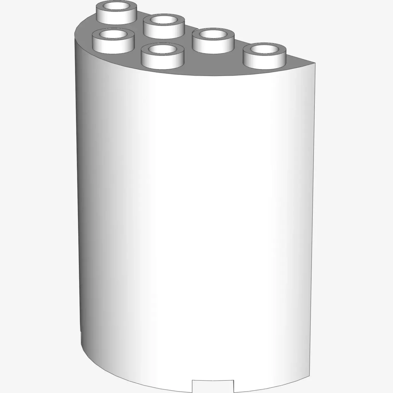 WALL ELEMENT, ROUND 2X4X4 X 15