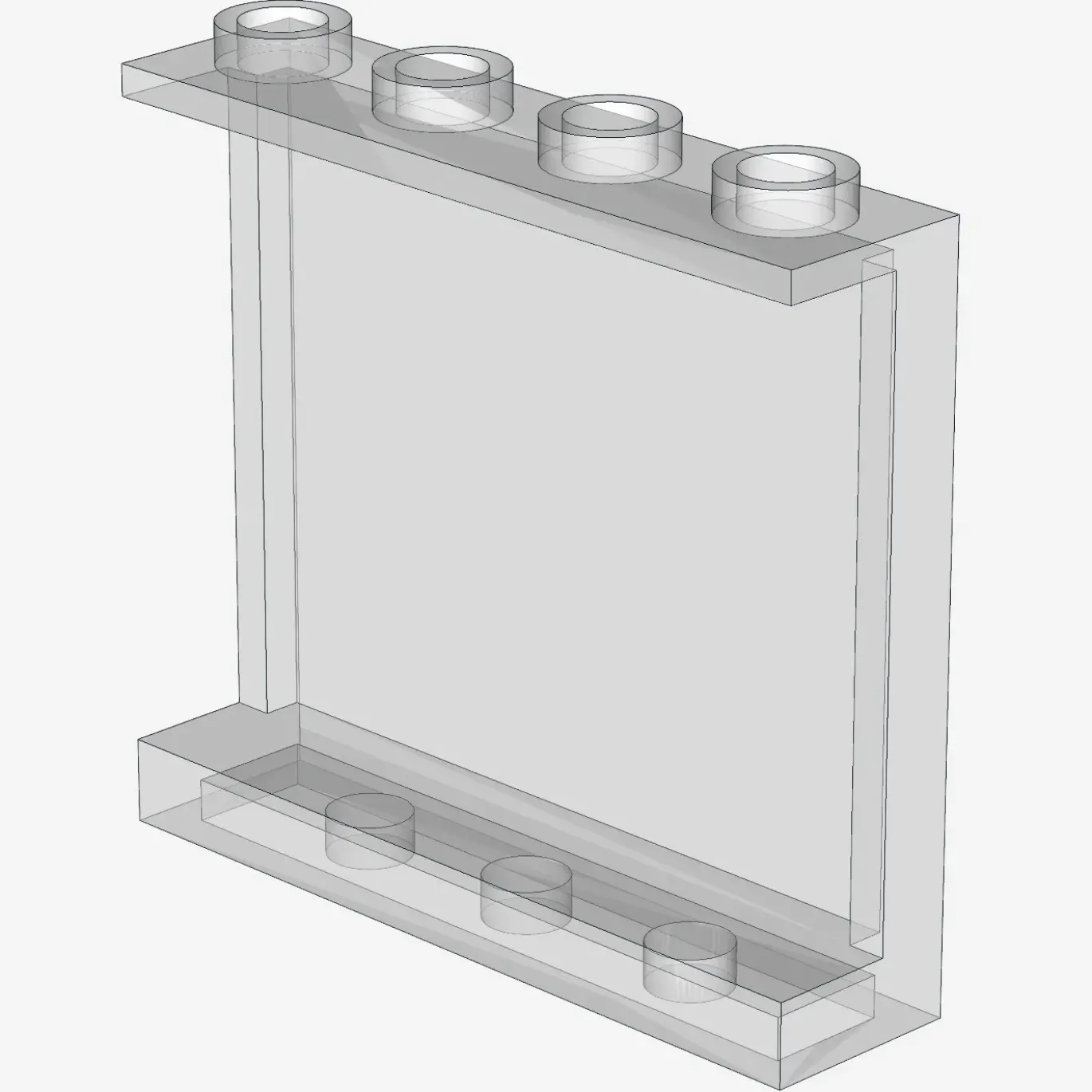 WALL ELEMENT 1X4X3, ABS