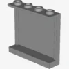 WALL ELEMENT 1X4X3, ABS