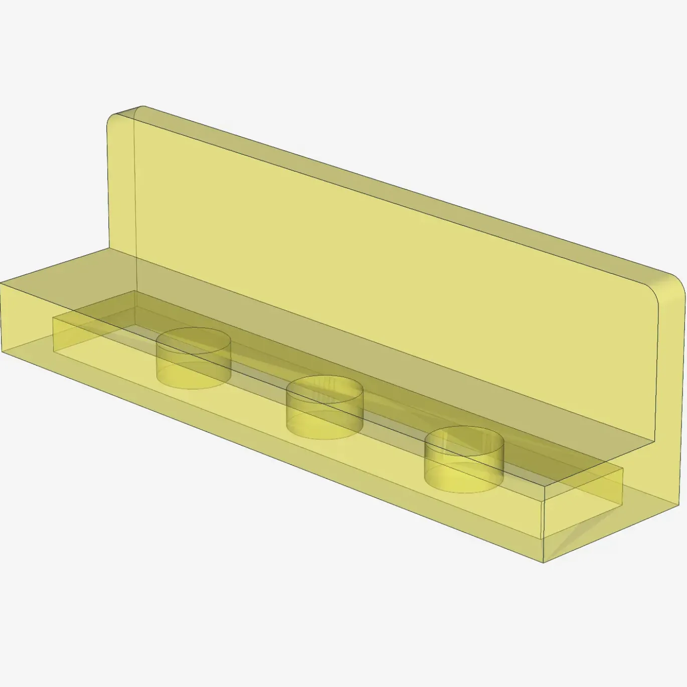 WALL ELEMENT 1X4X1 ABS X 50