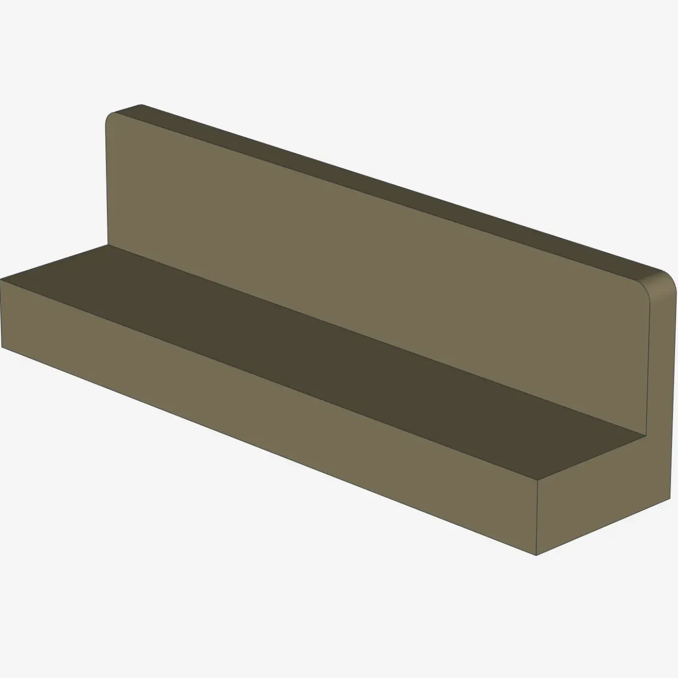 WALL ELEMENT 1X4X1 ABS X 50