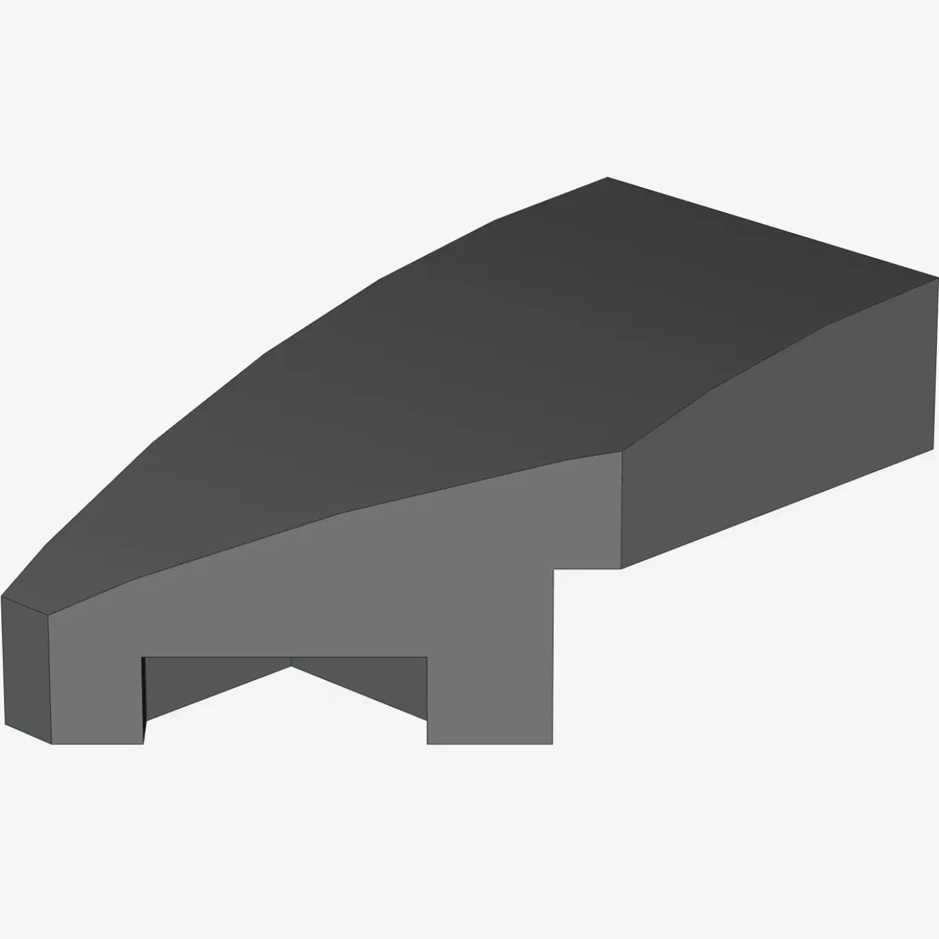 Wedge 2 x 1 with Stud Notch Left X 1200