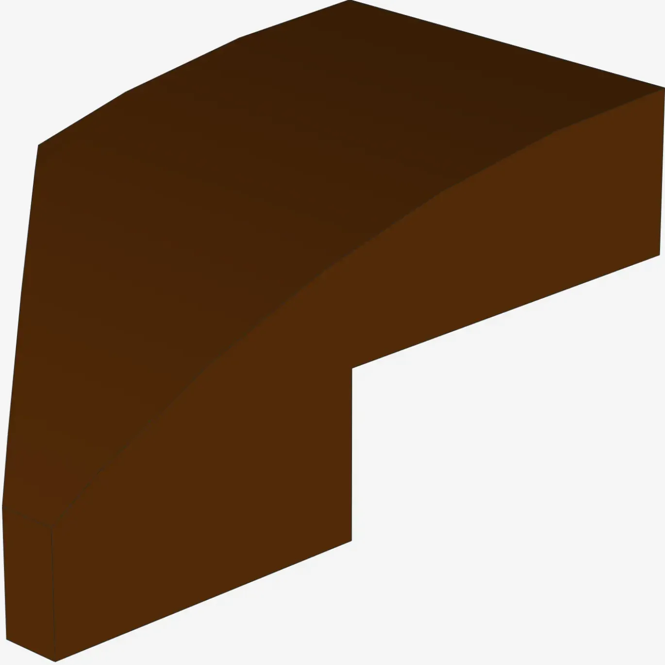 Wedge 2 x 1 with Stud Notch Right X 1200